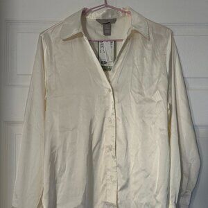 H&M Satin Button Up Shirt/Blouse